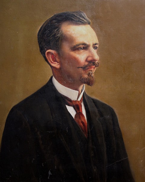 Foto de Coronel Indalecio Sobrado. Retrato. Óleo sobre lienzo. 1921.